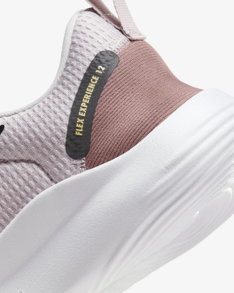 Кроссовки беговые женские Nike W FLEX EXPERIENCE RN 12 бежево-коричневые DV0746-001