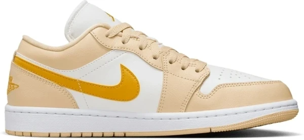 Кроссовки женские Nike JORDAN 1 LOW оранжево-белые DC0774-170