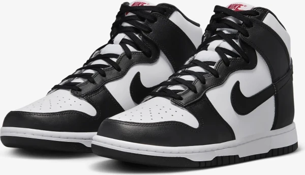 Кросівки жіночі Nike W DUNK HIGH біло-чорні DD1869-103