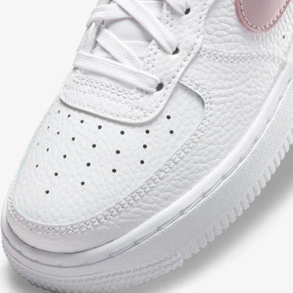 Ккросівки підліткові Nike AIR FORCE 1 GS біло-рожеві CT3839-104