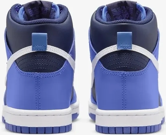 Кроссовки подростковые Nike DUNK HIGH GS сине-темно-синие DB2179-400