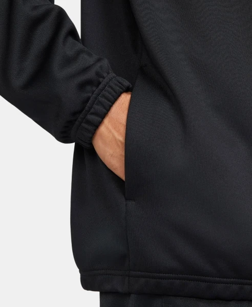 Олимпийка Nike AIR MEN'S POLY-KNIT JACKET черная DQ4221-010