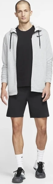 Толстовка Nike M DRY HOODIE FZ FLEECE серая CJ4317-063