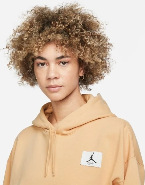Худи женское Nike JORDAN AIR ESSENTIALS FLEECE HOODIE оранжевое DD6998-268