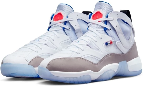 Кросівки баскетбольні Nike JORDAN JUMPMAN TWO TREY PSG біло-бежеві DX6551-104