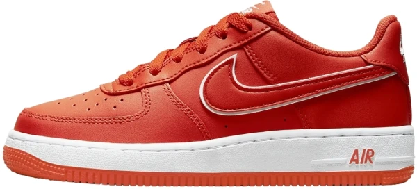 Кросівки підліткові Nike AIR FORCE 1 (GS) червоні DX5805-600