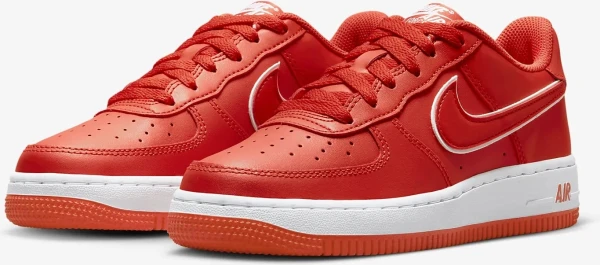 Кросівки підліткові Nike AIR FORCE 1 (GS) червоні DX5805-600