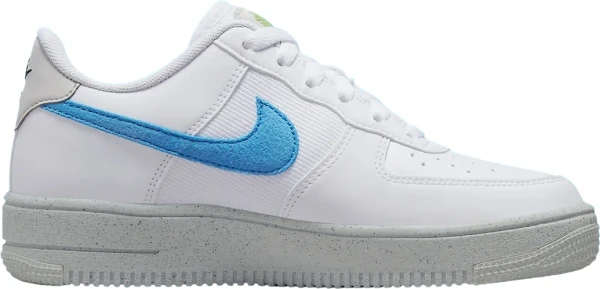 Кроссовки подростковые Nike AIR FORCE 1 CRATER (GS) бело-голубые DV3485-100