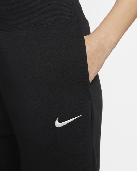 Спортивные штаны женские Nike W NSW PHNX FLC HR PANT STD черные DQ5688-010