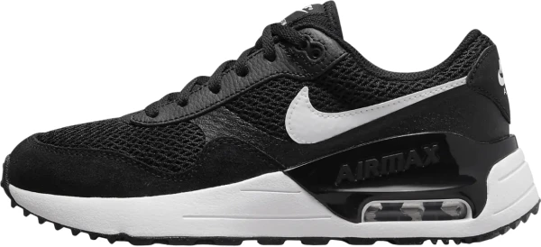 Кроссовки подростковые Nike AIR MAX SYSTM (GS) черно-белые DQ0284-001