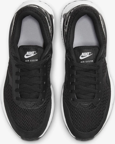 Кроссовки подростковые Nike AIR MAX SYSTM (GS) черно-белые DQ0284-001