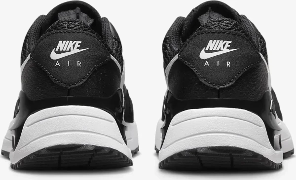 Кроссовки подростковые Nike AIR MAX SYSTM (GS) черно-белые DQ0284-001