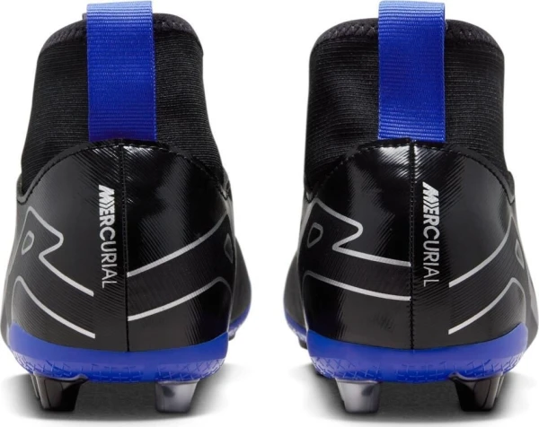 Бутсы детские Nike JR ZOOM SUPERFLY 9 ACADEMY AG черно-синие DJ5613-040