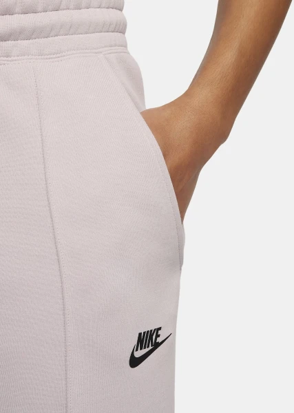Спортивні штани жіночі Nike W TCH FLC MR JGGR світло-рожеві FB8330-019