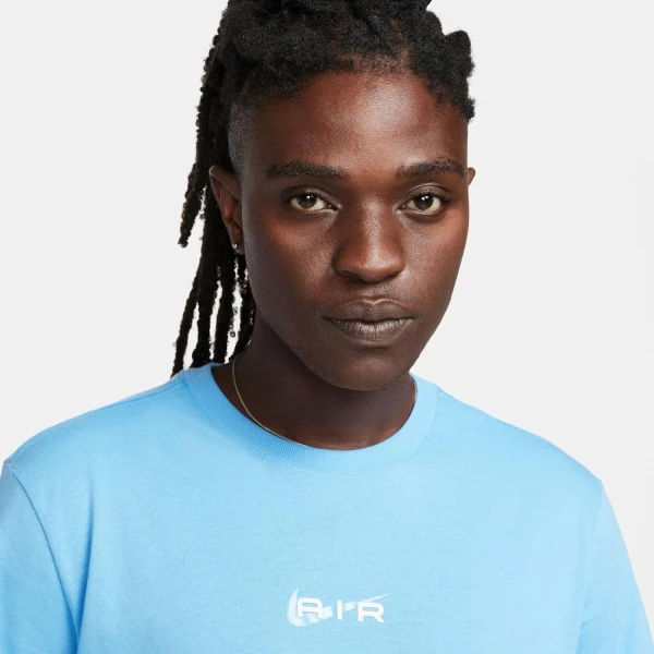 Футболка Nike M TEE AIR голубая FQ3789-412