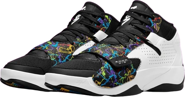 Кросівки баскетбольні Nike JORDAN ZION 2 біло-чорні DO9071-003