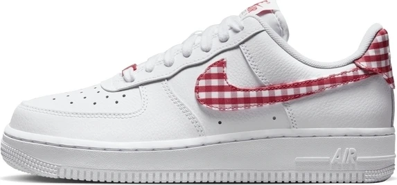 Кроссовки женские Nike AIR FORCE 1 '07 бело-красные DZ2784-101