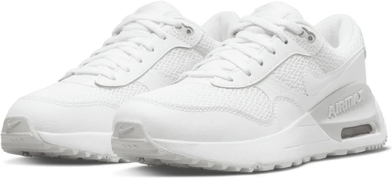 Кроссовки подростковые Nike AIR MAX SYSTM (GS) белые DQ0284-102