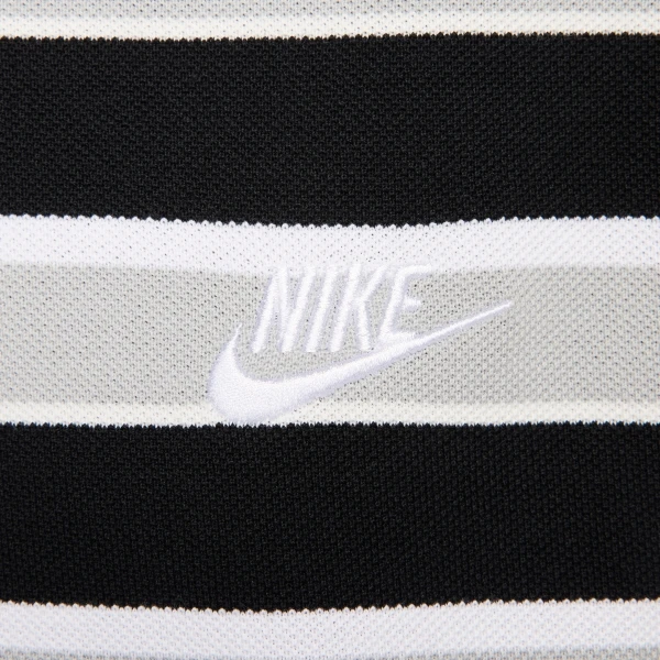 Поло Nike M NK CLUB STRIPE POLO чорно-біло-сіре FN3896-010
