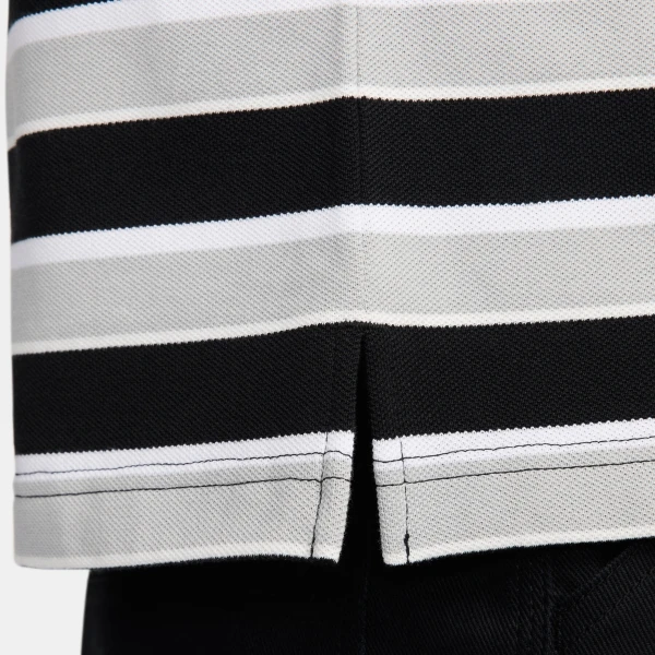 Поло Nike M NK CLUB STRIPE POLO чорно-біло-сіре FN3896-010
