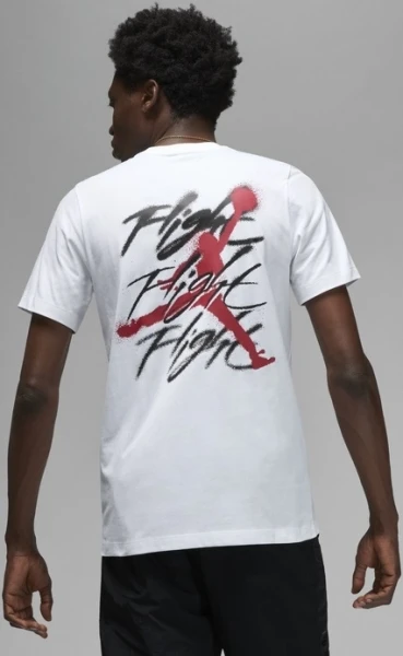 Футболка Nike M J BRAND GFX SS CREW2 белая FB7465-100