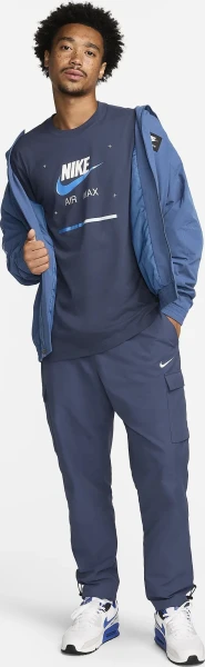 Футболка Nike M NSW TEE FW CNCT темно-синяя FV3778-410