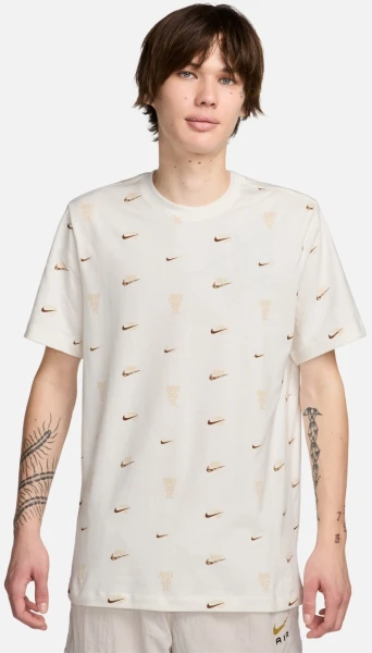 Футболка Nike M NSW TEE M90 12MO AOP молочная FQ8036-133