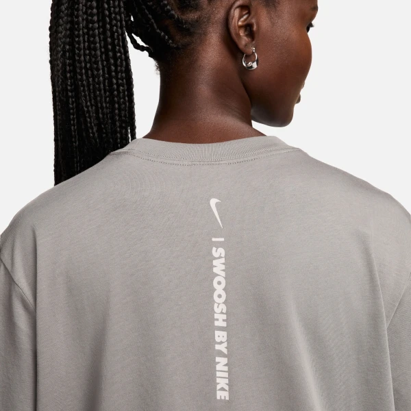 Футболка жіноча Nike W NSW TEE BF GLS сіра FZ4634-029