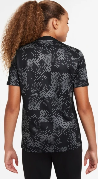Футболка підліткова Nike K NK DF ACDPR SS TOP GX чорно-сіра FV0291-069