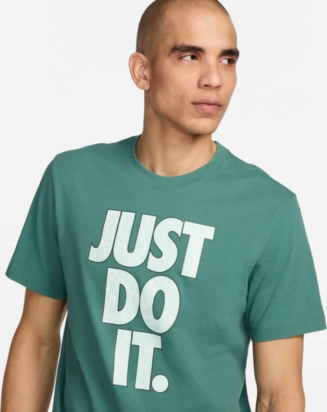 Футболка Nike M NSW TEE 12MO JDI SP24 зелена FQ3796-361