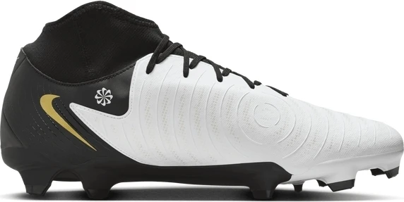 Бутсы Nike PHANTOM LUNA II ACADEMY FG/MG бело-черные FD6725-100
