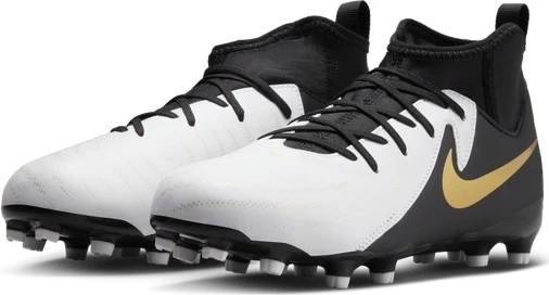 Бутси дитячі Nike JR PHANTOM LUNA II ACADEMY FG/MG біло-чорні FJ2603-100