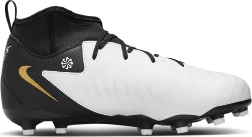 Бутси дитячі Nike JR PHANTOM LUNA II ACADEMY FG/MG біло-чорні FJ2603-100