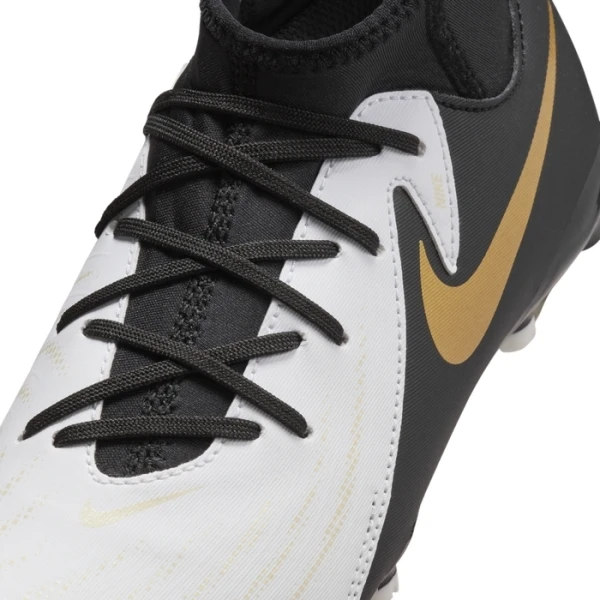 Бутси дитячі Nike JR PHANTOM LUNA II ACADEMY FG/MG біло-чорні FJ2603-100