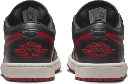 Кроссовки женские Nike AIR JORDAN 1 LOW черно-красные DC0774-061