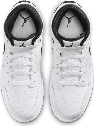 Кросівки підліткові Nike AIR JORDAN 1 MID (GS) білі DQ8423-132