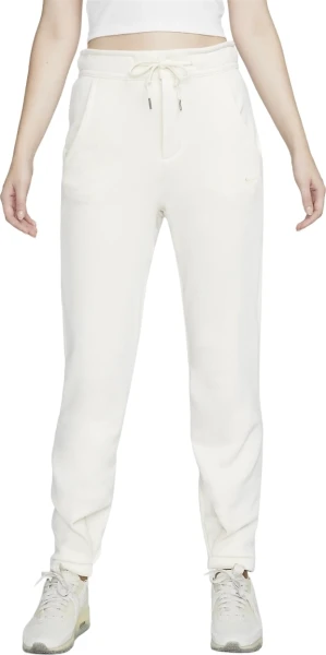 Спортивные штаны женские Nike NS MDRN FLC FT HR PANT кремовые DV7800-901