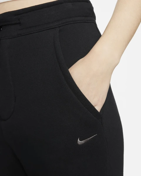 Спортивні штани жіночі Nike NS MDRN FLC FT HR PANT чорні DV7800-010
