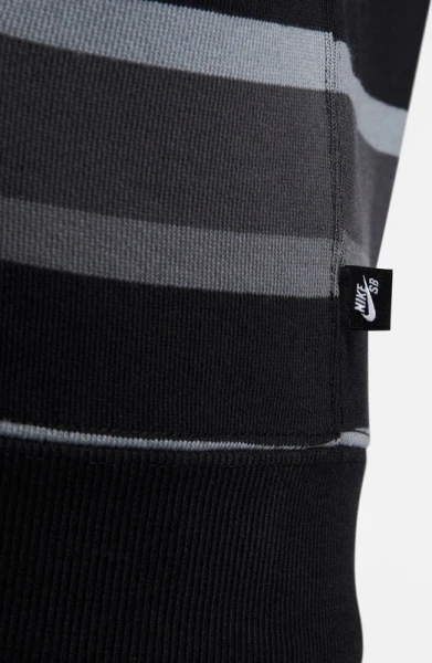 Толстовка Nike SB FULL-ZIP FLEECE SKATE HOODIE черно-серая FN2512-065