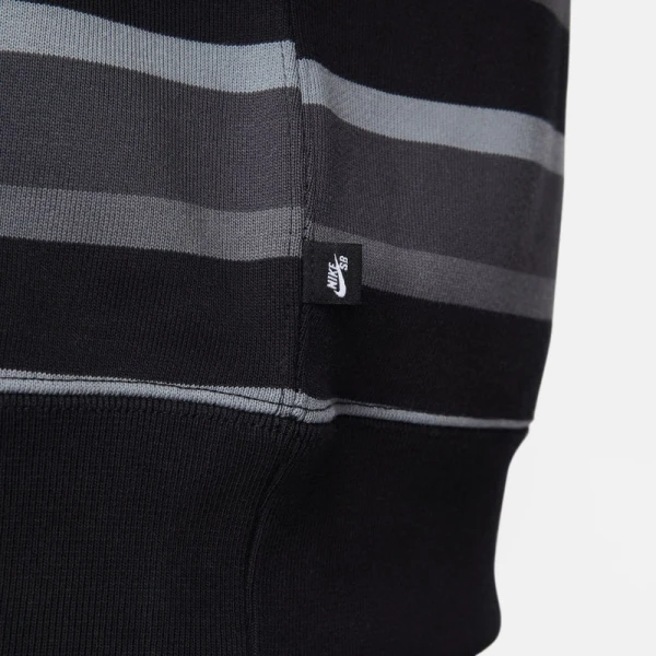 Толстовка Nike SB FULL-ZIP FLEECE SKATE HOODIE черно-серая FN2512-065