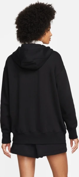 Толстовка жіноча Nike NS PHNX FLC FZ OS HOODIE чорна DQ5758-010