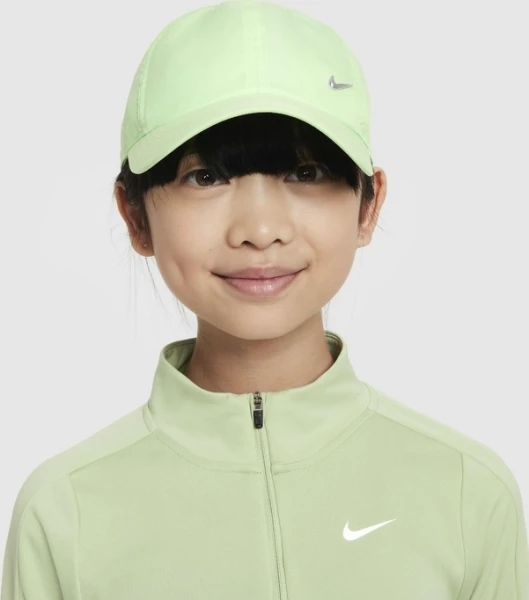 Бейсболка подростковая Nike K NK DF CLUB CAP US CB MTSWSH светло-зеленая FB5064-376