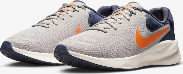 Кросівки бігові Nike REVOLUTION 7 сіро-темно-сині FB2207-009