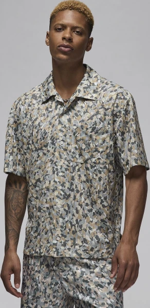 Рубашка Nike M J ESS POOLSIDE AOP TOP разноцветная FN4641-133