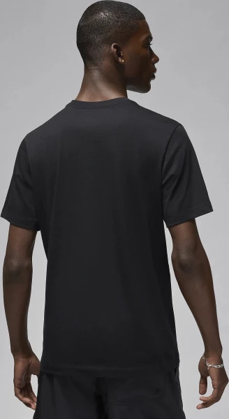 Футболка Nike M J BRAND LOGO STACK SS CRW черная FN6027-010