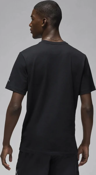 Футболка Nike M J FLT ESS POOL SS CREW черная FN6006-010