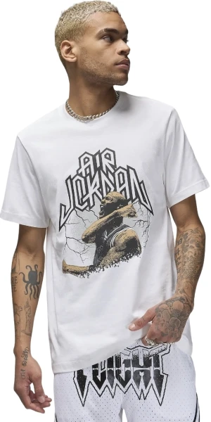 Футболка Nike M J SPRT SS DF GFX CREW белая FN6016-100