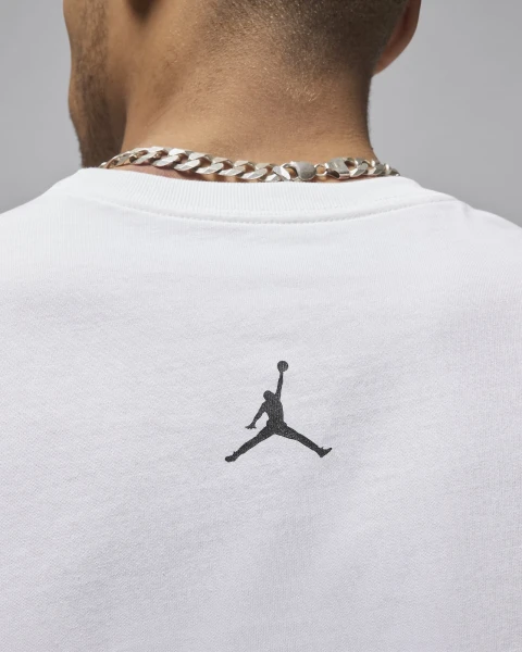 Футболка Nike M J SPRT SS DF GFX CREW белая FN6016-100