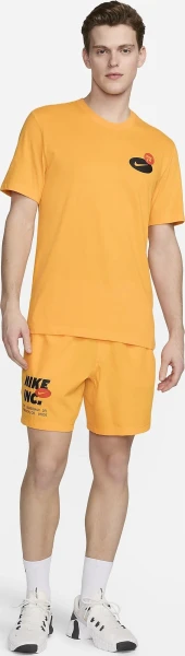 Футболка Nike M NK DF TEE 3MO GFX помаранчева FV8366-717