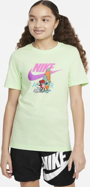 Футболка підліткова Nike K NSW TEE BOXY 2 світло-зелена FV5346-376
